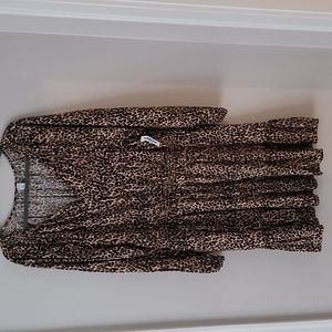 Old Navy animal print bohemian dress size XL